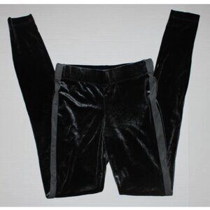 Aeropostale Velour Leggings XS NWOT Gray Stretch Waist Skinny Pants Poly Blend